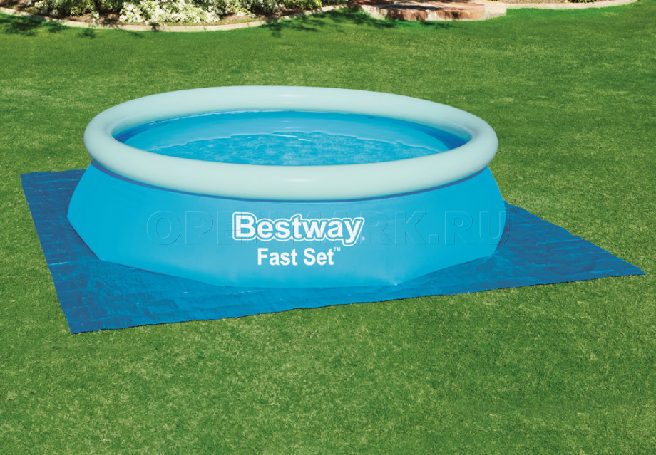 Подстилка для бассейнов Bestway 58001 Pool Ground Cloth (размер 335 х 335 см)