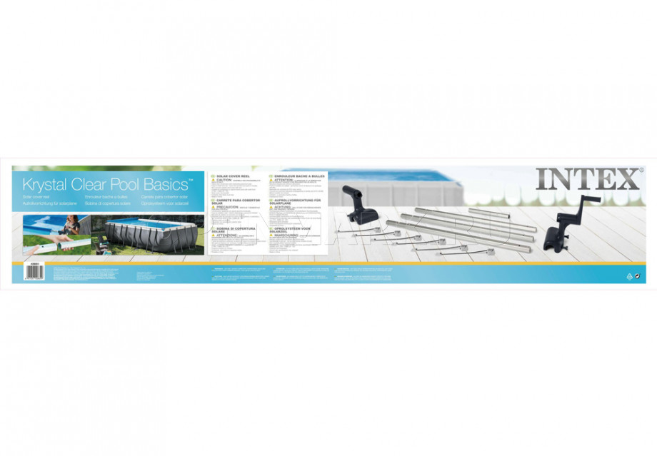 Ролета для прямоугольных бассейнов Intex 28051 Solar Cover Reel