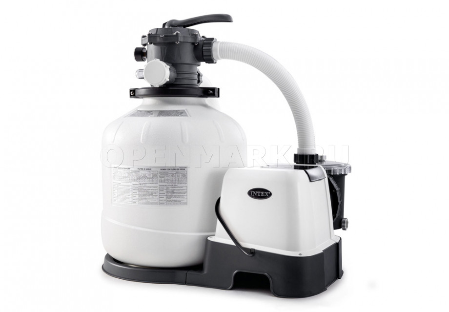      Intex 26680 Kristal Clear Sand Filter Pump and Saltwater System QX2600