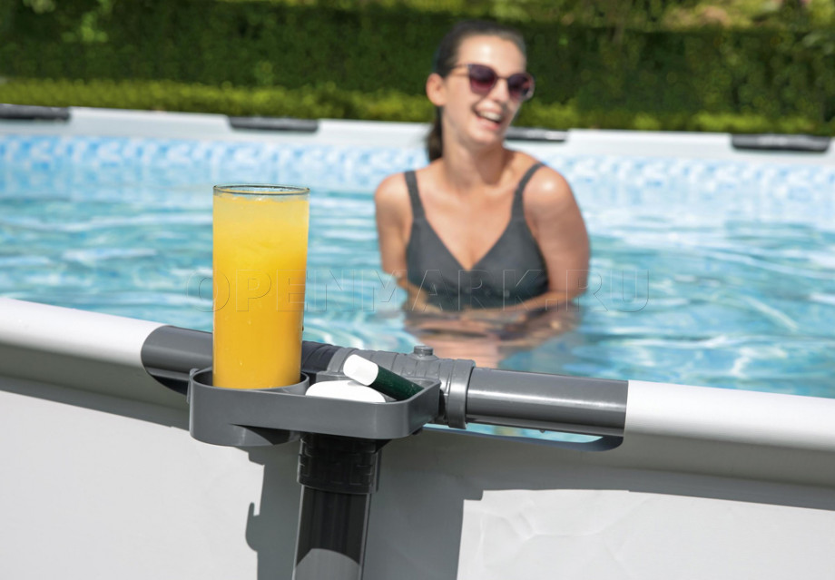    Bestway 58641 Steel Pro Max Poolside Cup Holder
