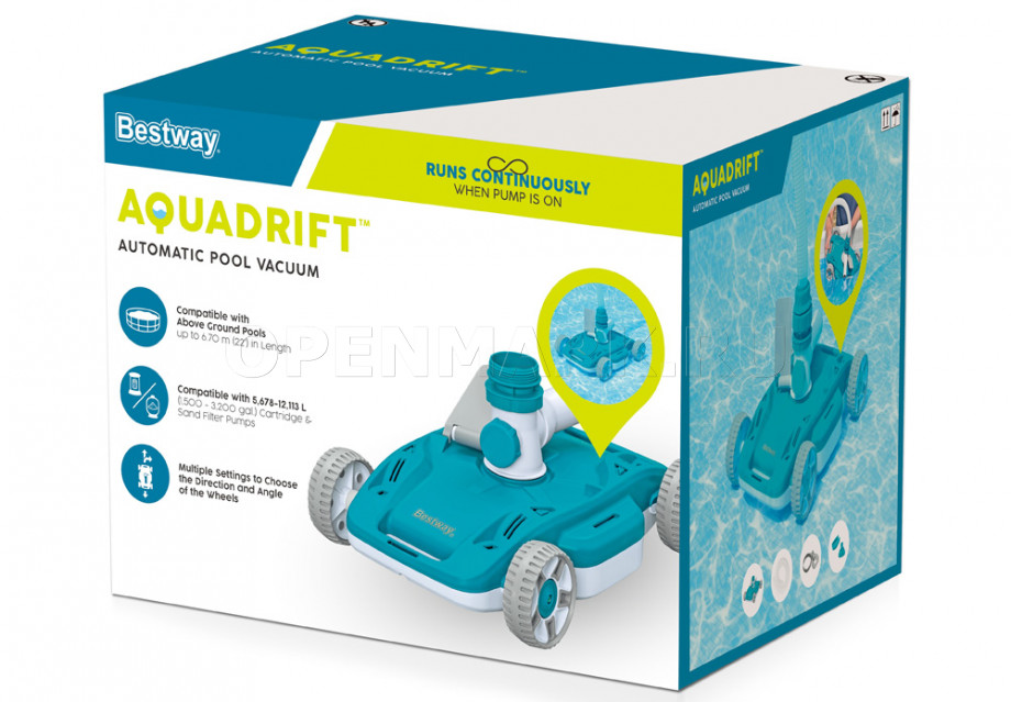      Bestway 58665 AquaDrift Automatic Pool Vacuum