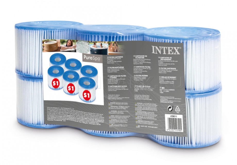 - ( S1 ) Intex 29011 Filter Cartridges    (: 6 .)