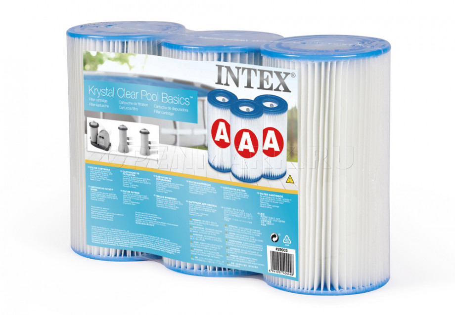 - ( A ) Intex 29003 Filter Cartridges    (: 3 .)