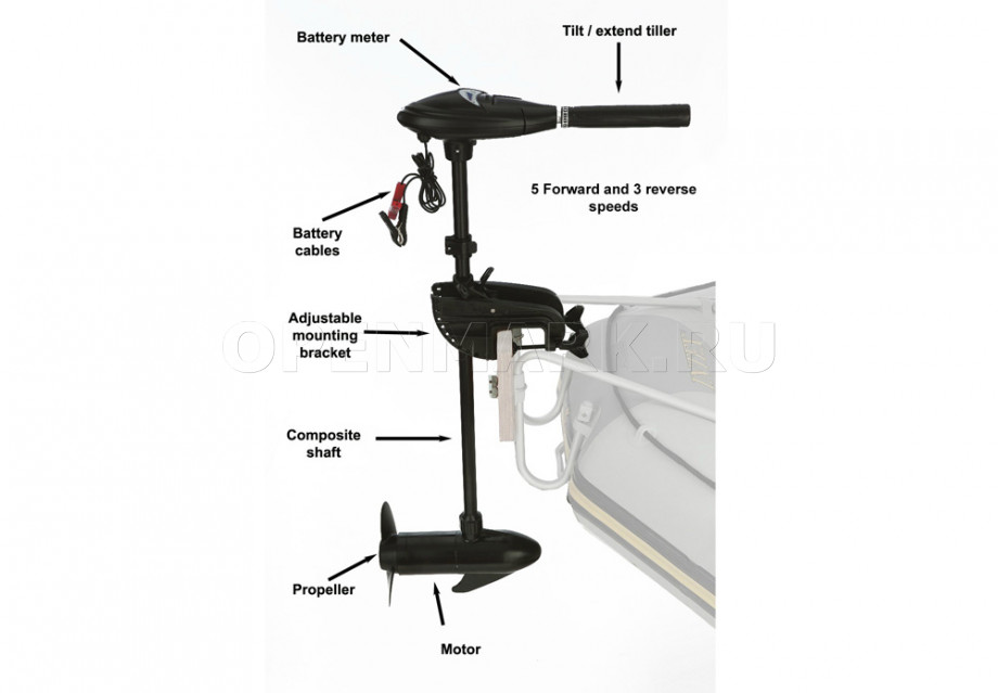     Intex 68631 Trolling Motor, 12V