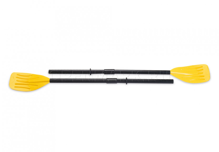 Двухместная надувная лодка Intex 68367NP Challenger-2 Set + пластиковые вёсла и насос