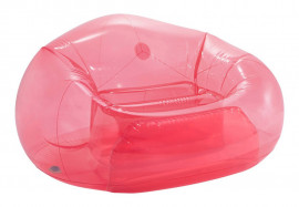   Intex 66501NP Transparent Pink Beanless Bag Chair ( )