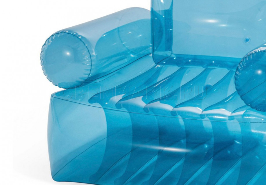   Intex 66503NP Transparent Blue Chair ( )