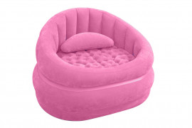 Надувное кресло Intex 68563NP Cafe Chair (розовое, без насоса)