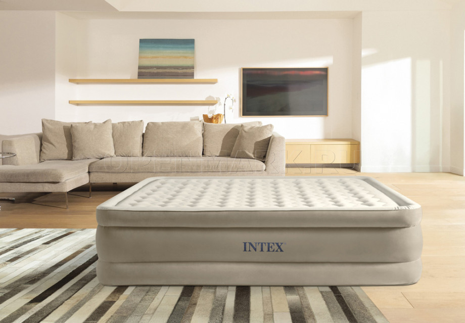    Intex 64428ND Ultra Plush Airbed +  