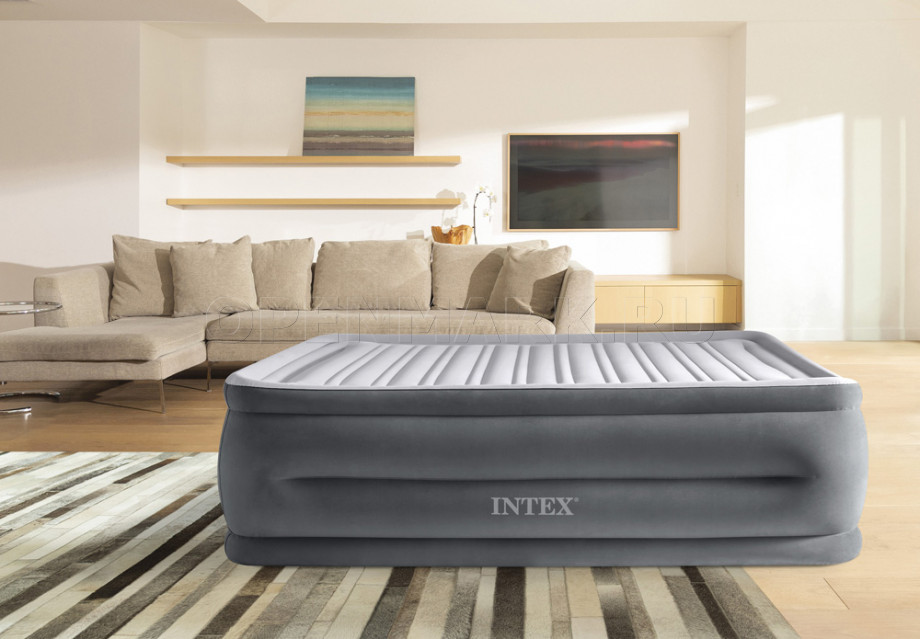    Intex 64418ND Comfort-Plush Airbed +  