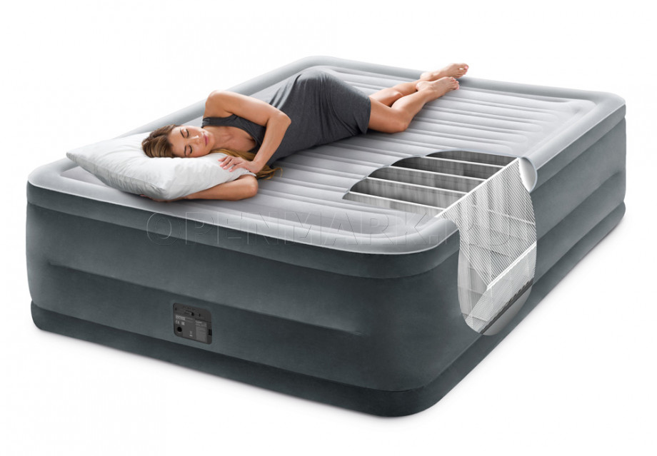    Intex 64418ND Comfort-Plush Airbed +  