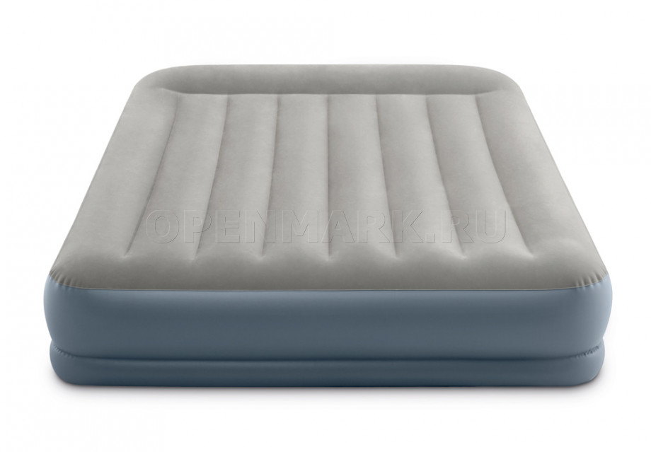    Intex 64118ND Pillow Rest Mid-Rise Airbed +  