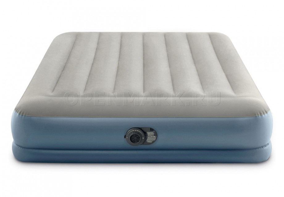    Intex 64118ND Pillow Rest Mid-Rise Airbed +  