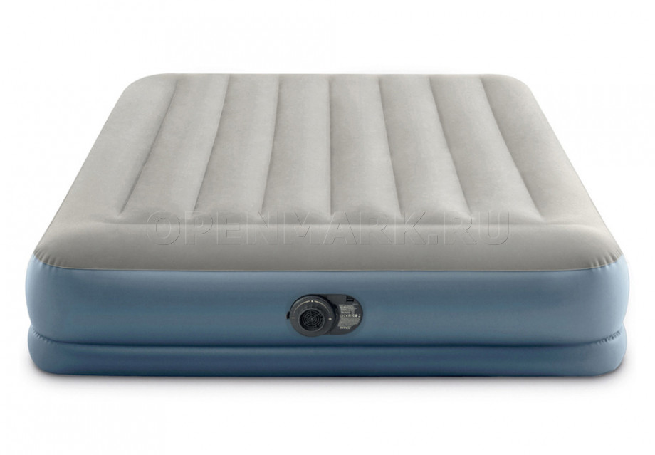    Intex 64118ND Pillow Rest Mid-Rise Airbed +  