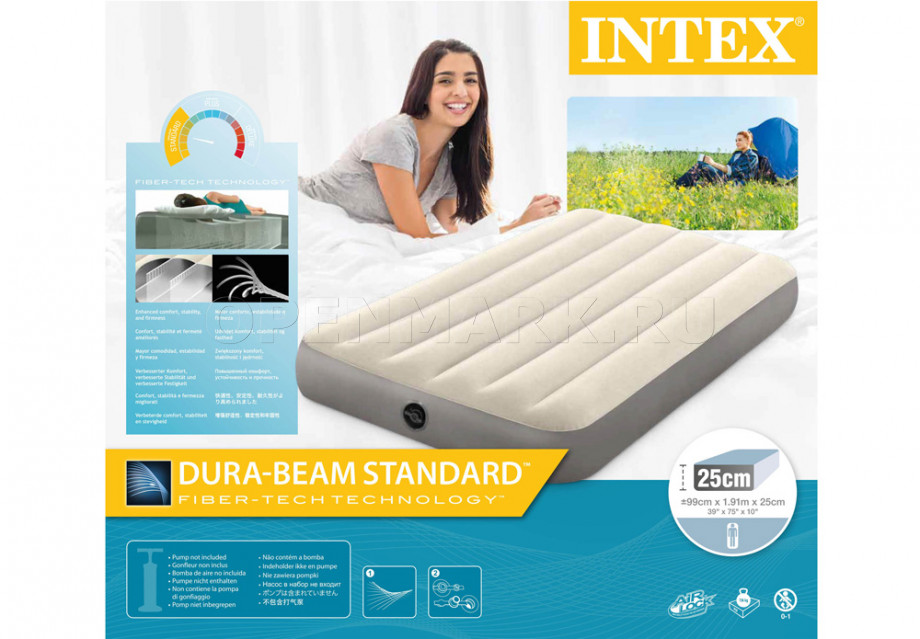    Intex 64101 Single-High Airbed ( )