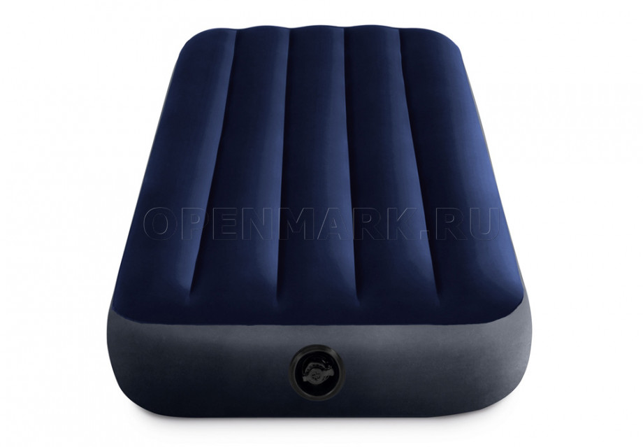 Односпальный надувной матрас Intex 64756 Classic Downy Airbed (без насоса)
