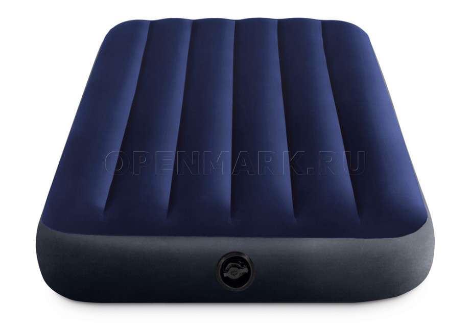 Односпальный надувной матрас Intex 64757 Classic Downy Airbed (без насоса)