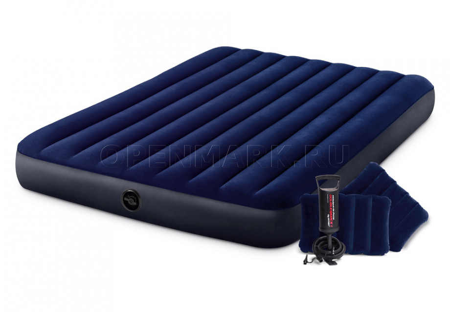    Intex 64765 Classic Downy Airbed +   + 2 