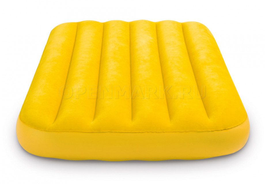 Детский односпальный надувной матрас Intex 66803NP Cozy Kidz Airbed (жёлтый, без насоса)