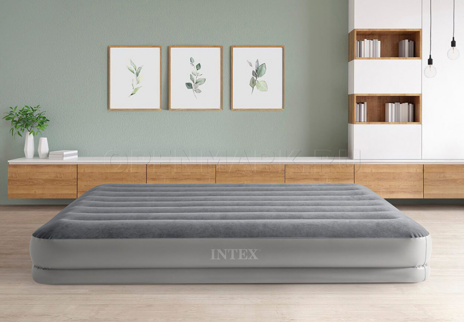    Intex 64114 Prestige Mid-Rise Airbed +  USB-