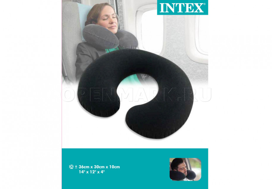 Подушка-подголовник дорожная Intex 68675 Travel Pillow