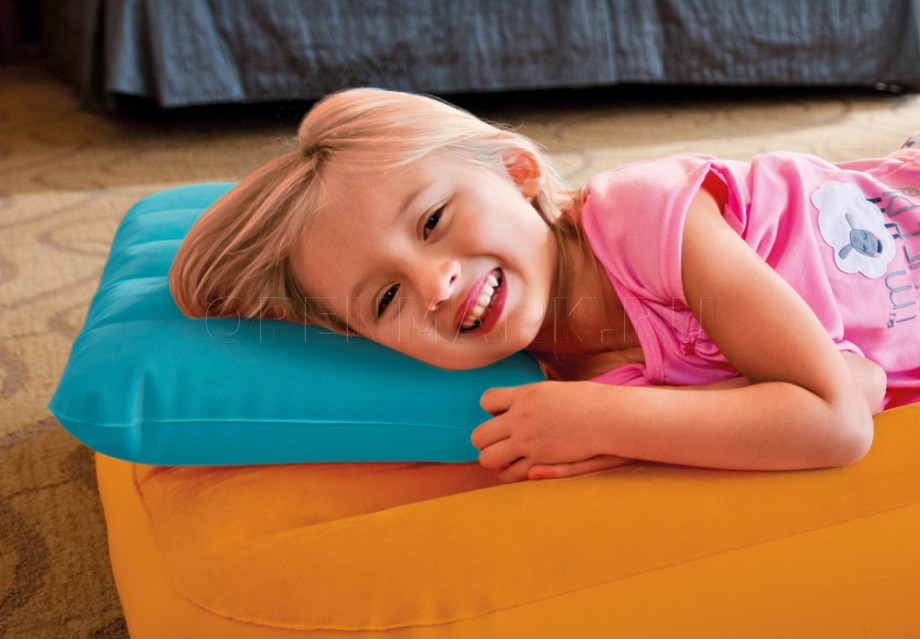 Надувная подушка Intex 68676NP Kidz Pillow (голубая)