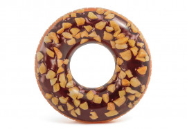 Круг надувной для плавания Шоколадный пончик Intex 56262NP Nutty Donut Tube (от 9 лет)