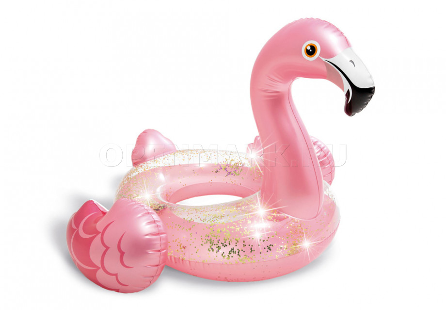 Круг надувной для плавания Intex 56251NP Glitter Flamingo Tube (от 9 лет)