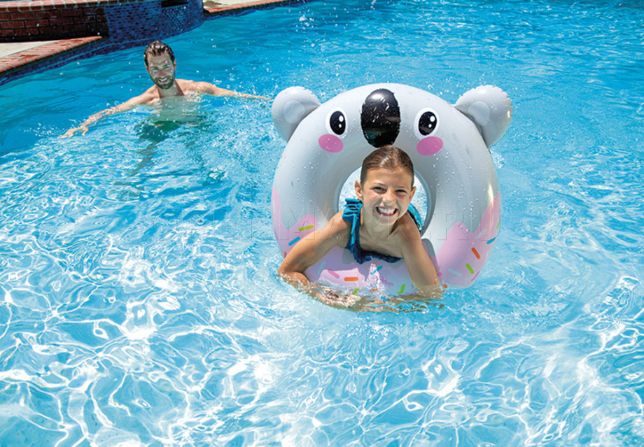 Круг надувной для плавания Intex 59266NP Cute Animal Tubes (от 8 лет)