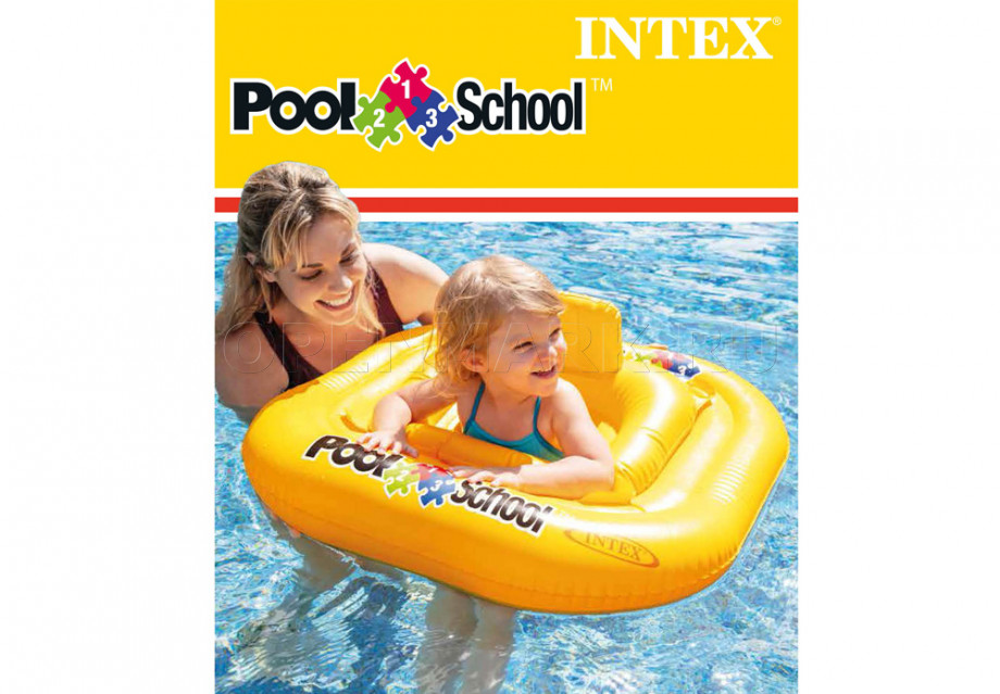 Надувной круг с трусиками Intex 56587EU Pool School Deluxe Baby Float (от 1 до 2 лет)