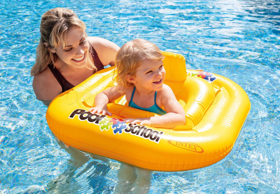     Intex 56587EU Pool School Deluxe Baby Float ( 1  2 )