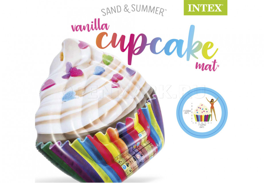      Intex 58770EU Vanilla Cupcake Mat (142  135 )