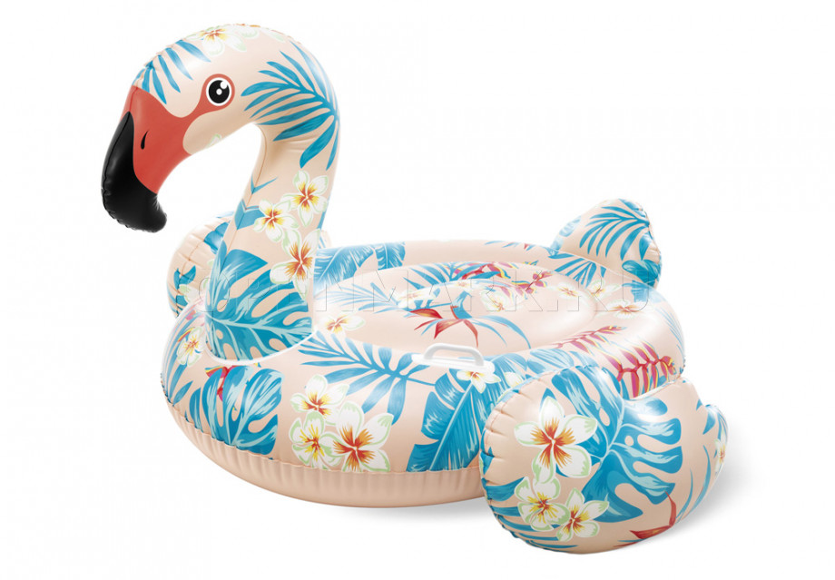 Плот надувной Фламинго Intex 57559NP Tropical Flamingo Ride-On (147 х 140 х 94 см)