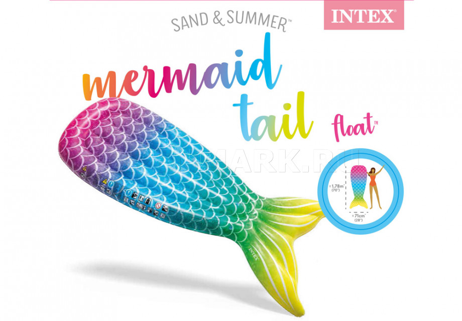     Intex 58788EU Mermaid Tail Float (178  71  18 )