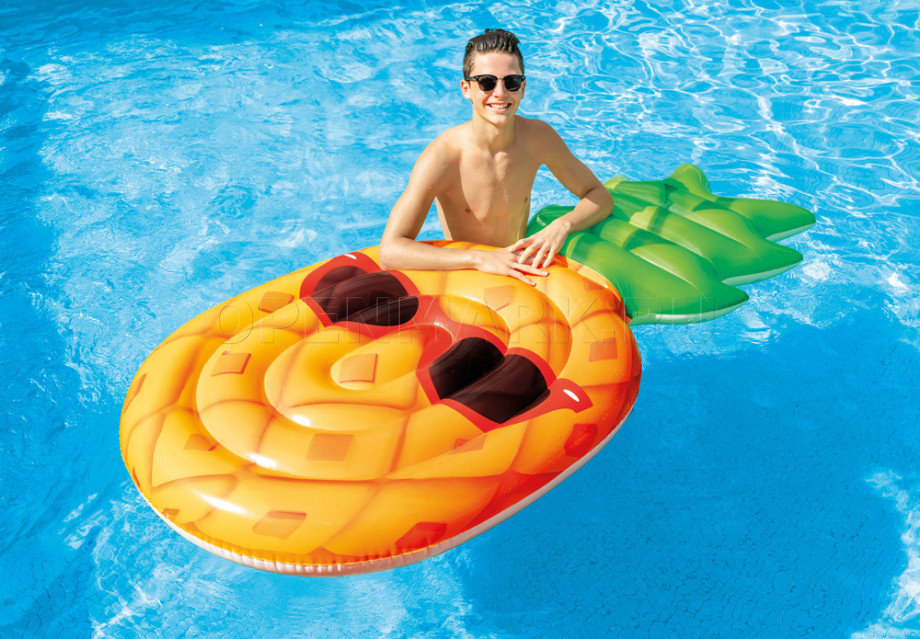 Матрас надувной для плавания Ананас Intex 58790EU Cool Pineapple Mat (216 х 107 x 23 см)
