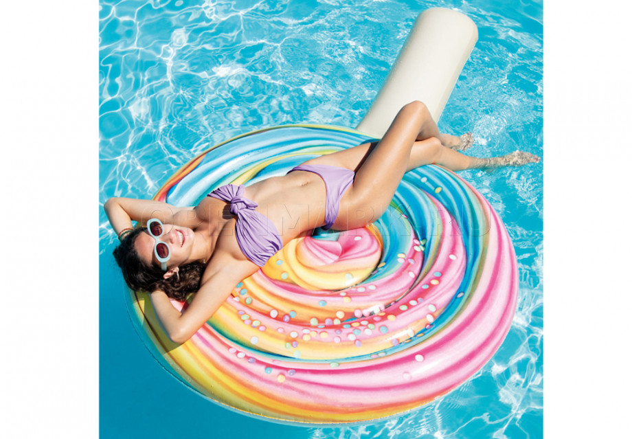      Intex 58754EU Rainbow Lollipop Float (208  135 )