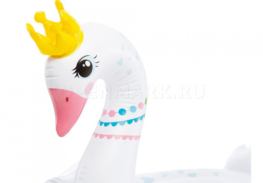   Intex 57562NP Majestic Swan Ride-On (142  137  99 )