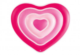 Матрас надувной для плавания Сердце Intex 58727EU Sweetheart Float (155 х 135 х 25 см)