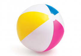Надувной мяч диаметром 61 см Intex 59030NP Glossy Panel Ball (от 3 лет)