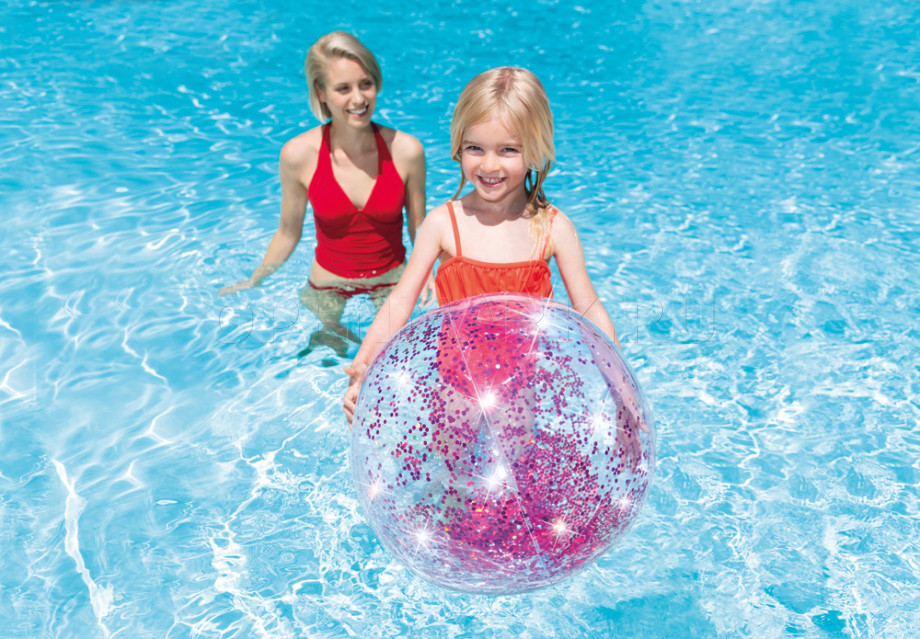    71  Intex 58070NP Glitter Beach Ball ( 3 )