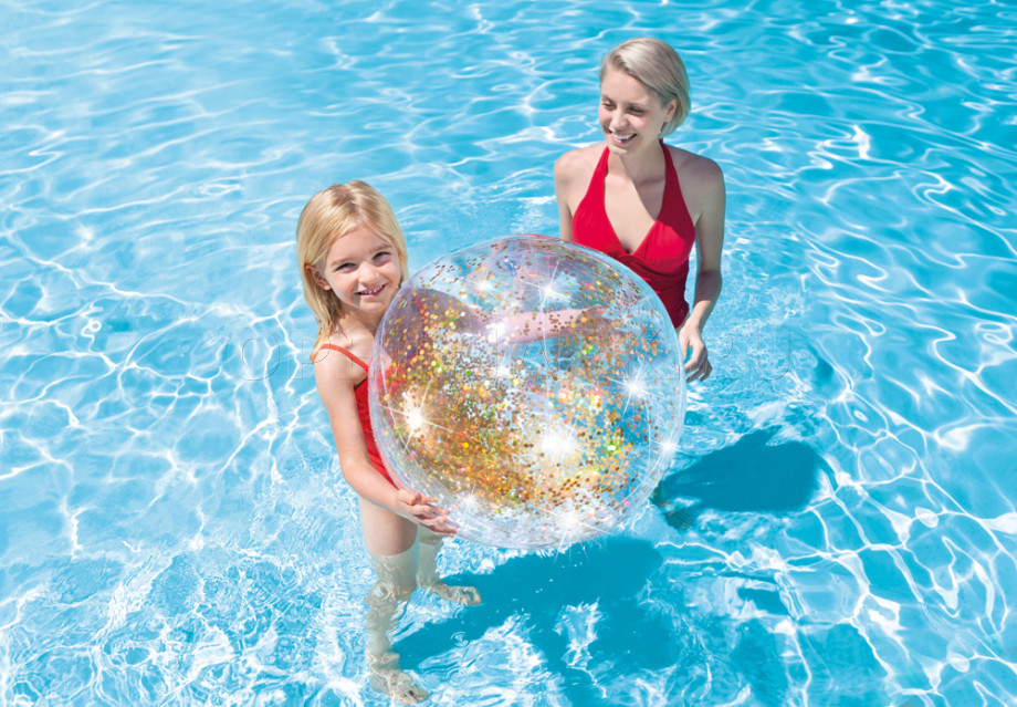    71  Intex 58070NP Glitter Beach Ball ( 3 )