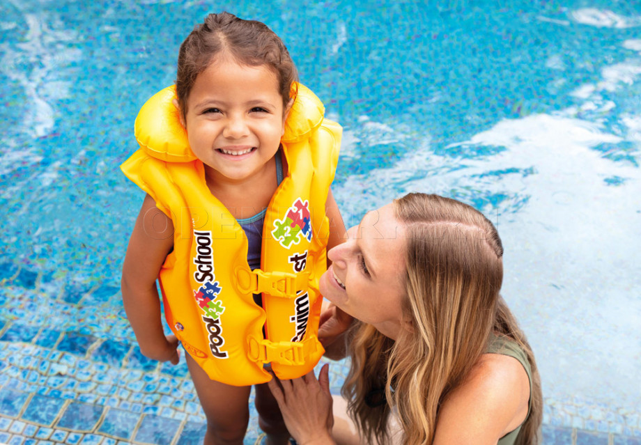     Intex 58660EU Pool School Deluxe Swim Vest ( 3  6 )