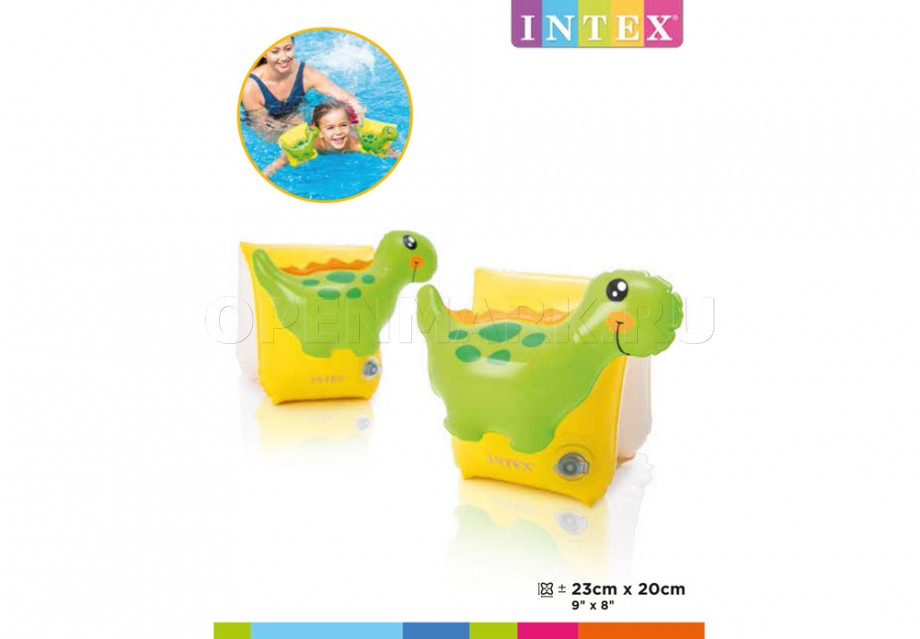     Intex 56664NP Dinosaur Arm Bands ( 3  6 )