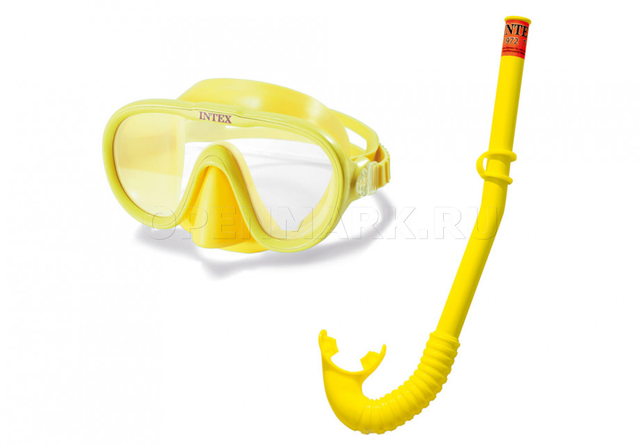 Маска и трубка для плавания Intex 55642 Adventurer Swim Set (от 8 лет)