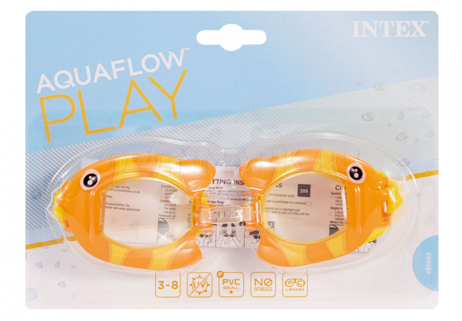 Очки для плавания Intex 55603 Fun Goggles (от 3 до 8 лет)