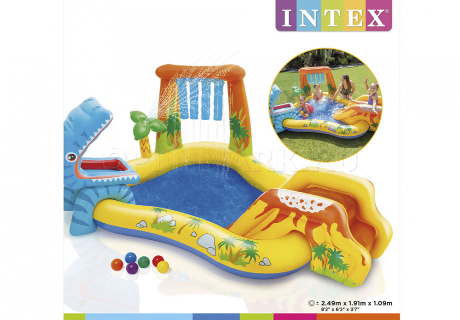   -      Intex 57444NP Dinosaur Play Center ( 2 )