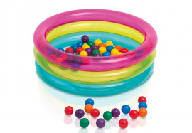    Intex 48674NP Classic 3-Ring Baby Ball Pit ( 1  3 )