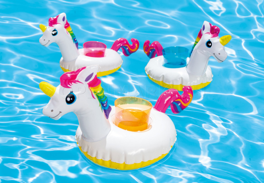      Intex 57506NP Unicorn Drink Holder, . 3 