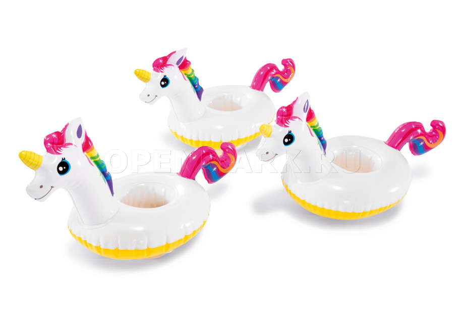      Intex 57506NP Unicorn Drink Holder, . 3 