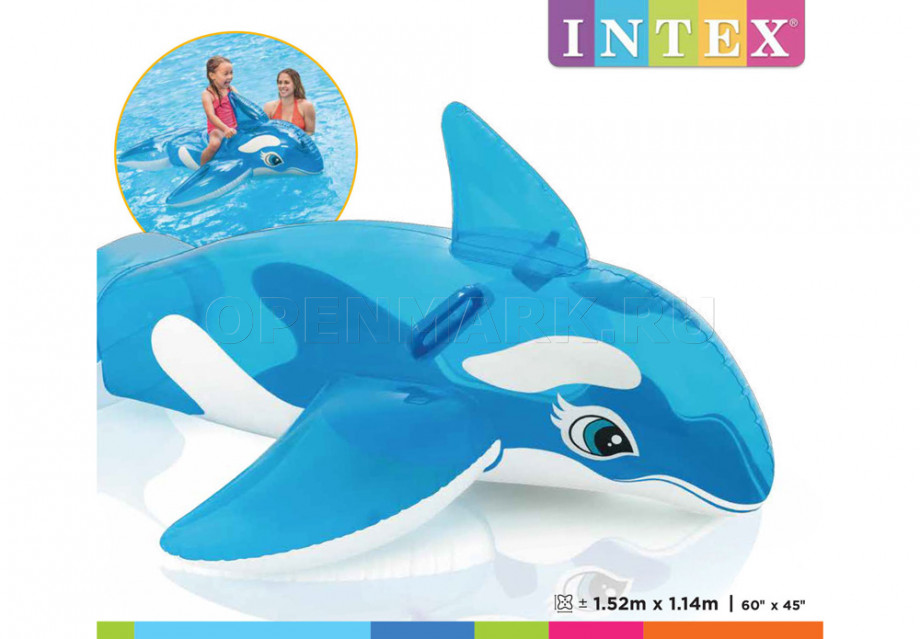       Intex 58523NP Lil Whale Ride-On ( 3 )
